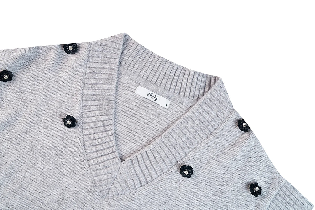 Alyssa-L-10-O Soft Knitted Vest