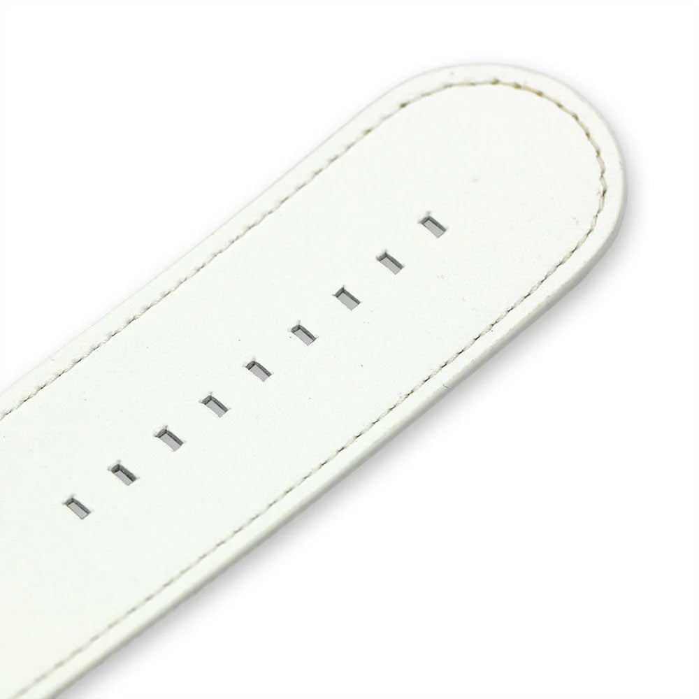 S.T.A.M.P.S. Watch Strap - Classic Leather White