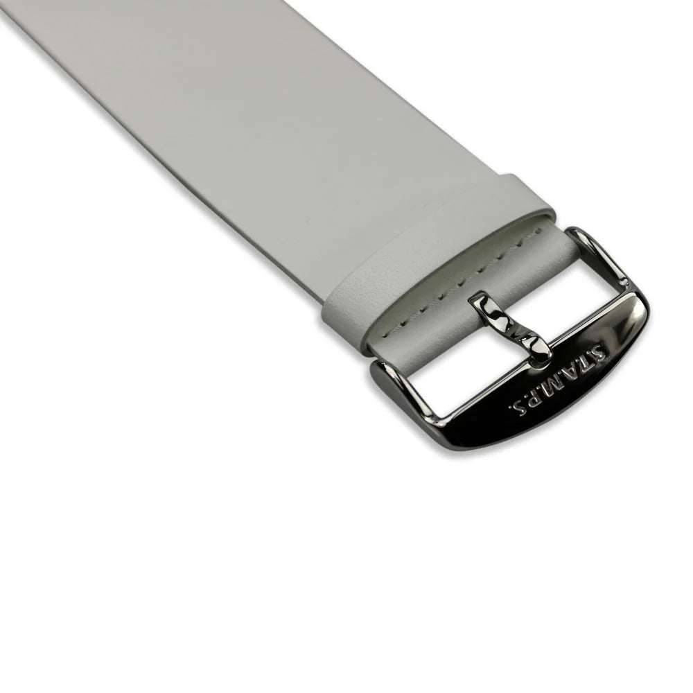 S.T.A.M.P.S. Watch Strap - Jack Classic Leather White