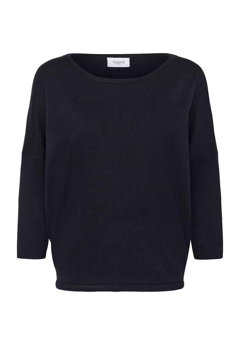 MilaSZ R-Neck Pullover Nigh Sky