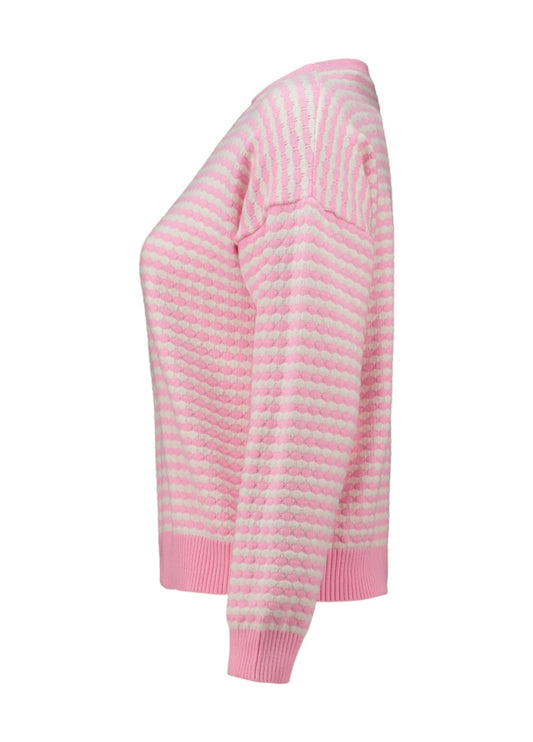 Off White/Pink Candy Sweatshirt