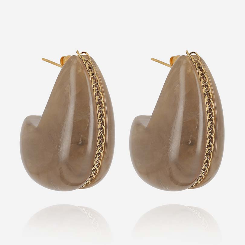 Dallol Earrings Grey