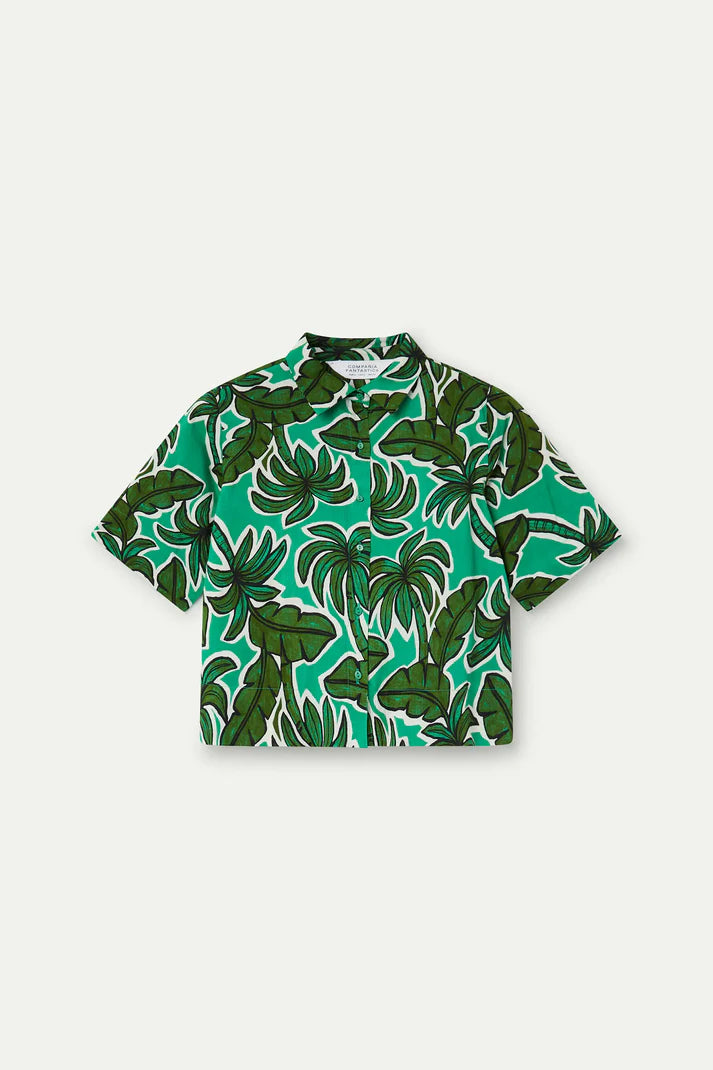 CF Shirt with Palm Tree Print