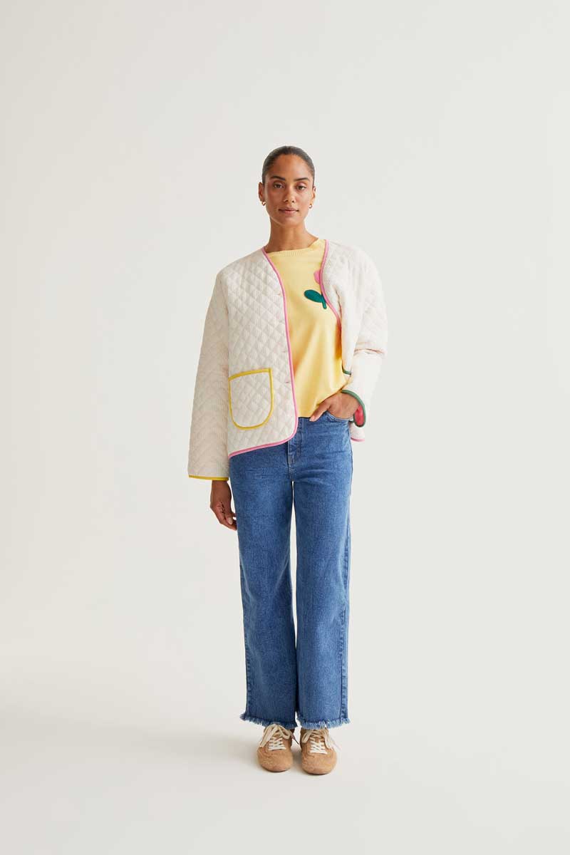 CF White Boxy Jacket