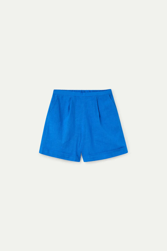 Navy Blue Cotton Shorts