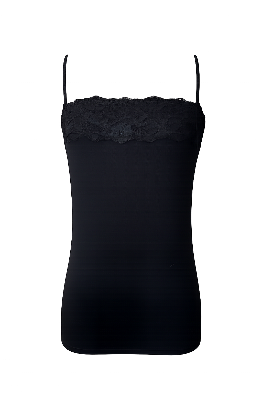 Black Camisole Top with Lace