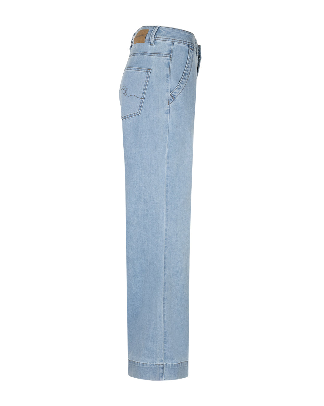 Colette Slanted Pockets Light Stoneused Jeans