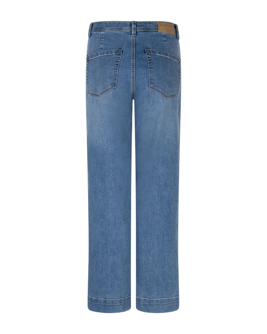 Conny Pressed Crease Mid Stone Jeans
