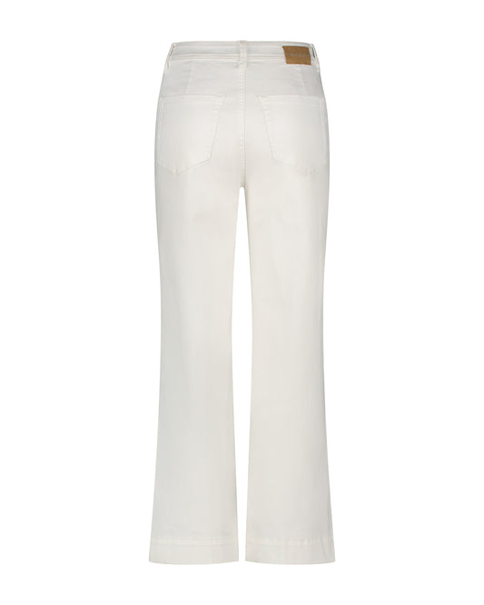 Conny White High Rise Wide Leg Jeans