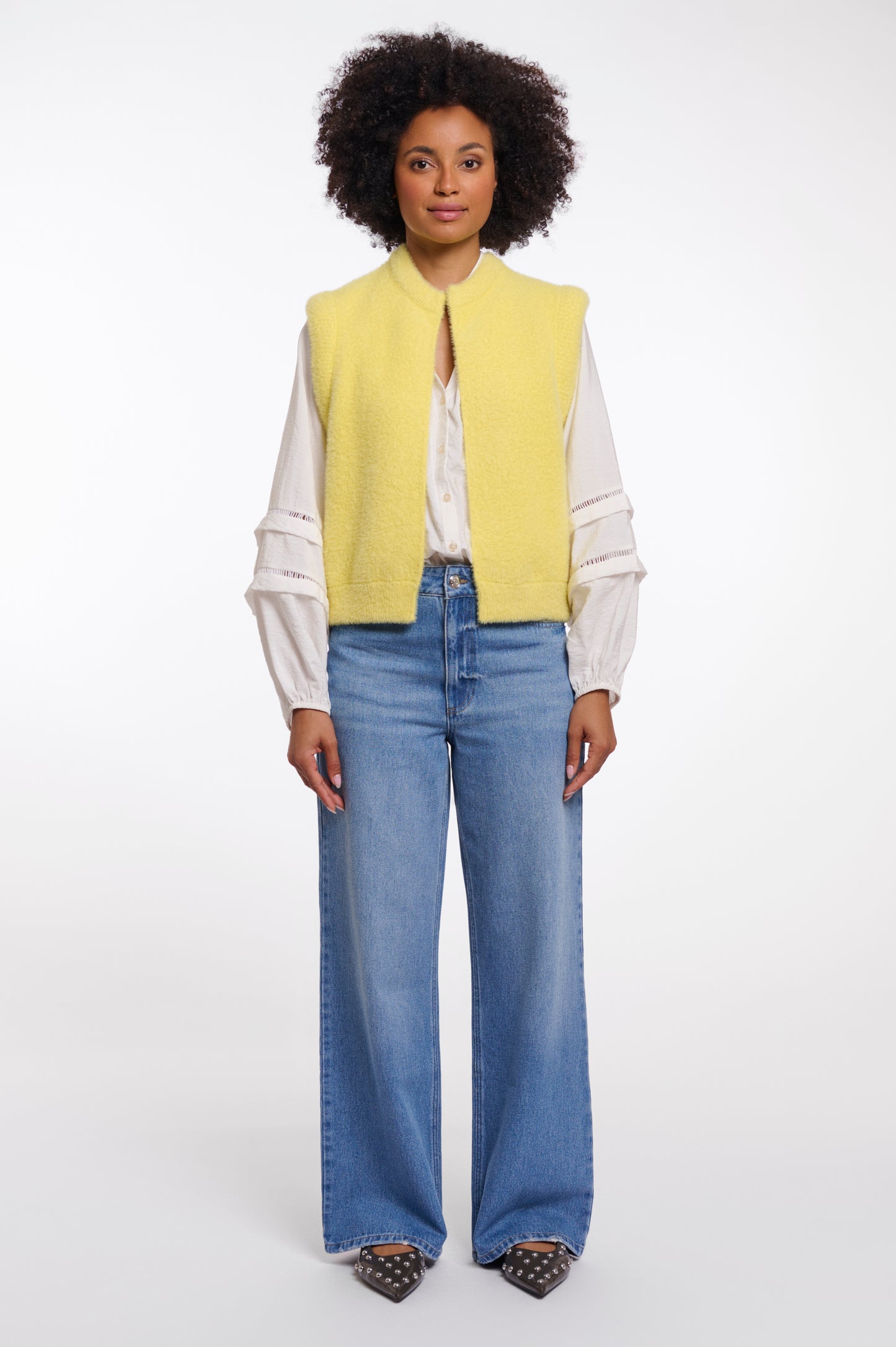 Elona Waistcoat Breezy Lime