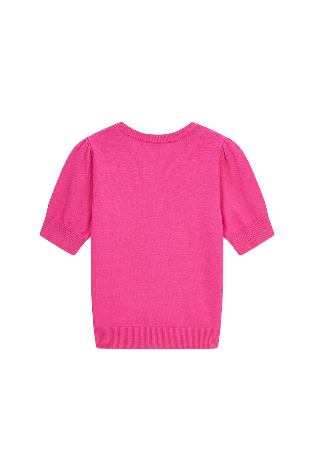 Lara-L-11-C Knitted Top Fuchsia