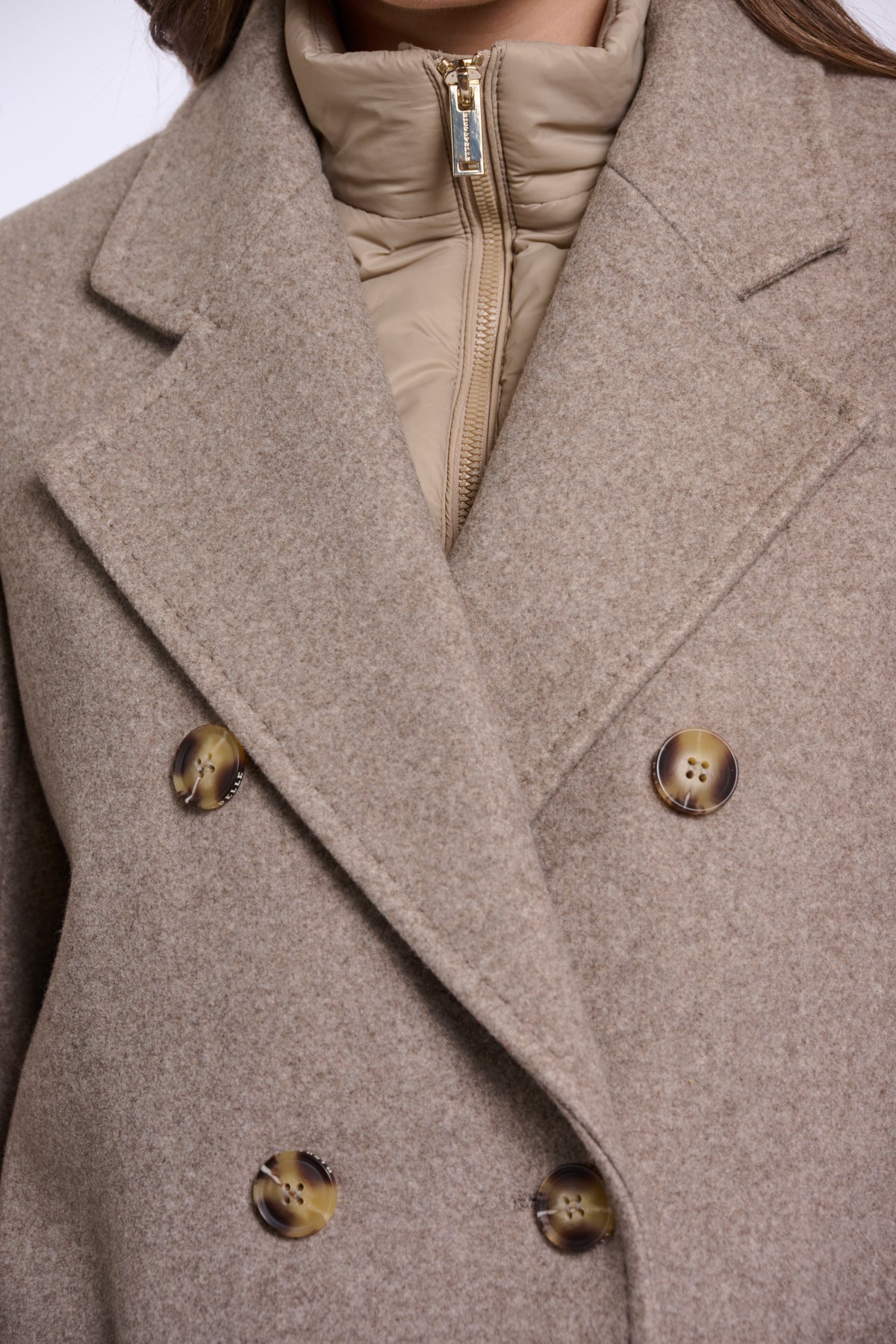 Noomi Coat with Detachable Collar