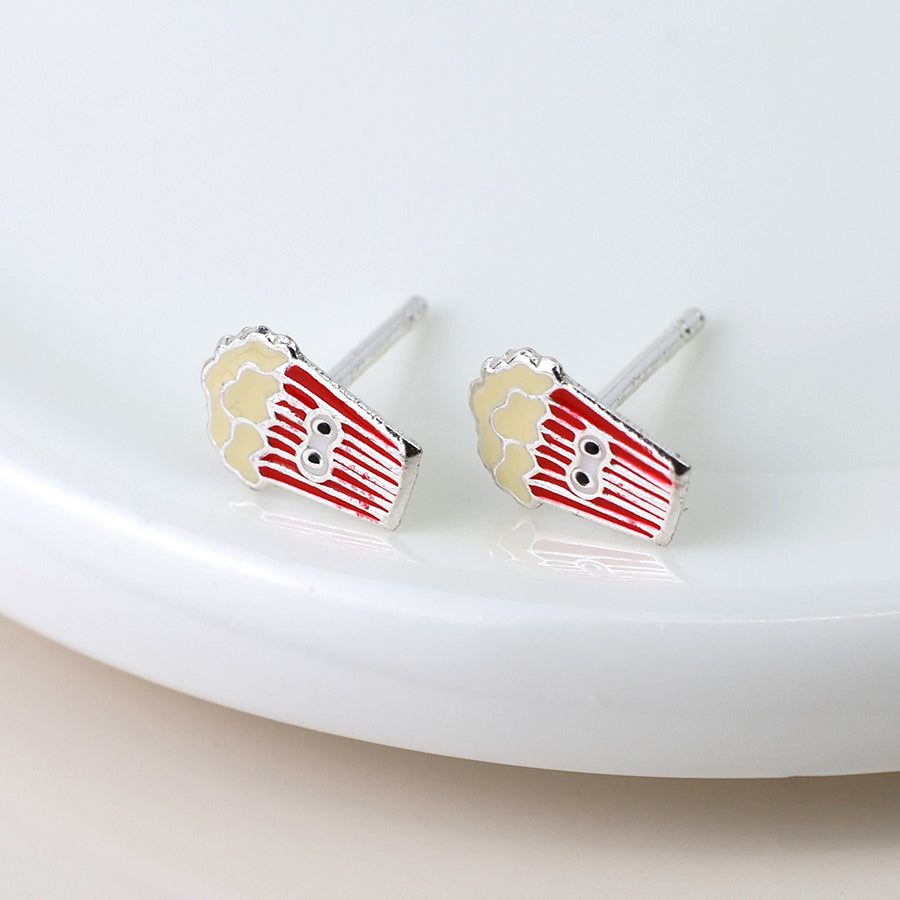 Sterling Silver Popcorn Studs