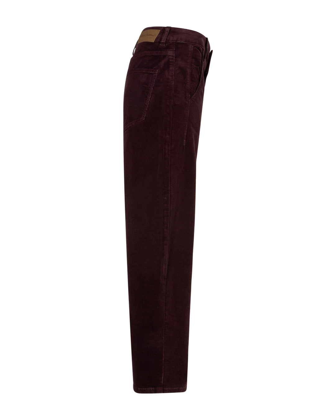 Caitlina 19w Fine Cord Burgundy Trousers L30