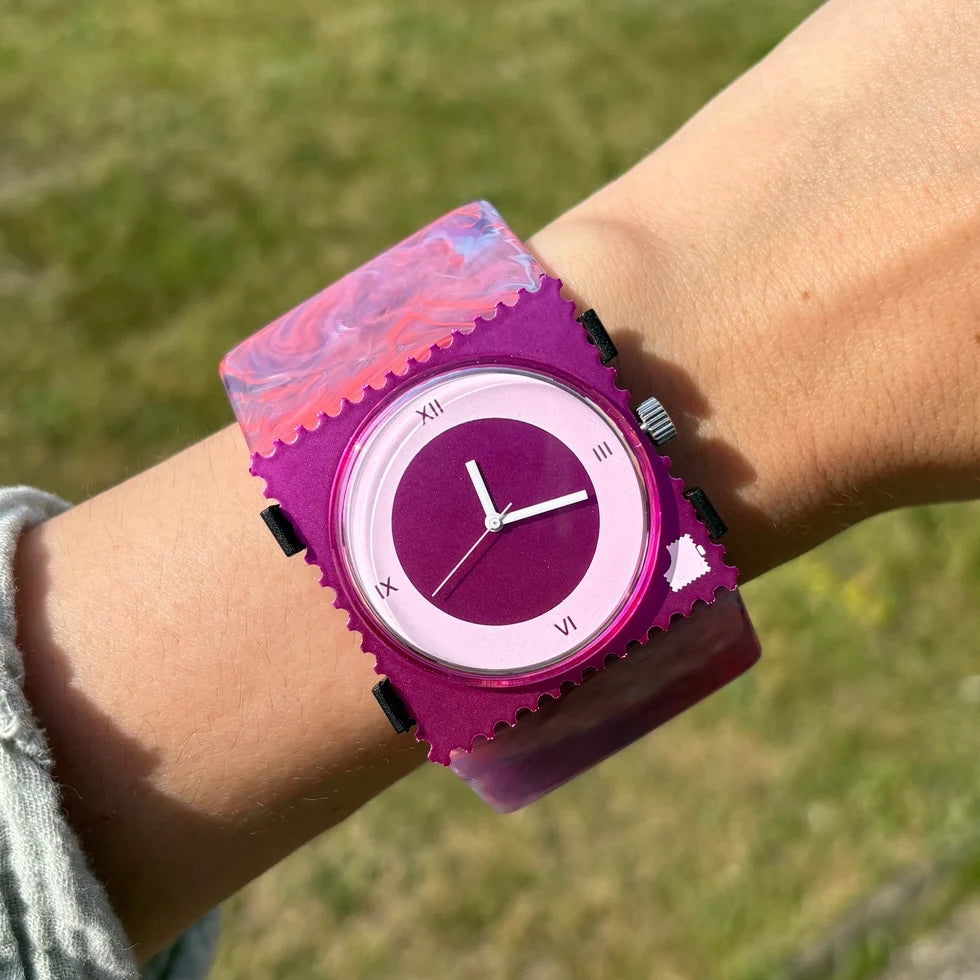 S.T.A.M.P.S. Watch Dial - Timeshuttle Pink