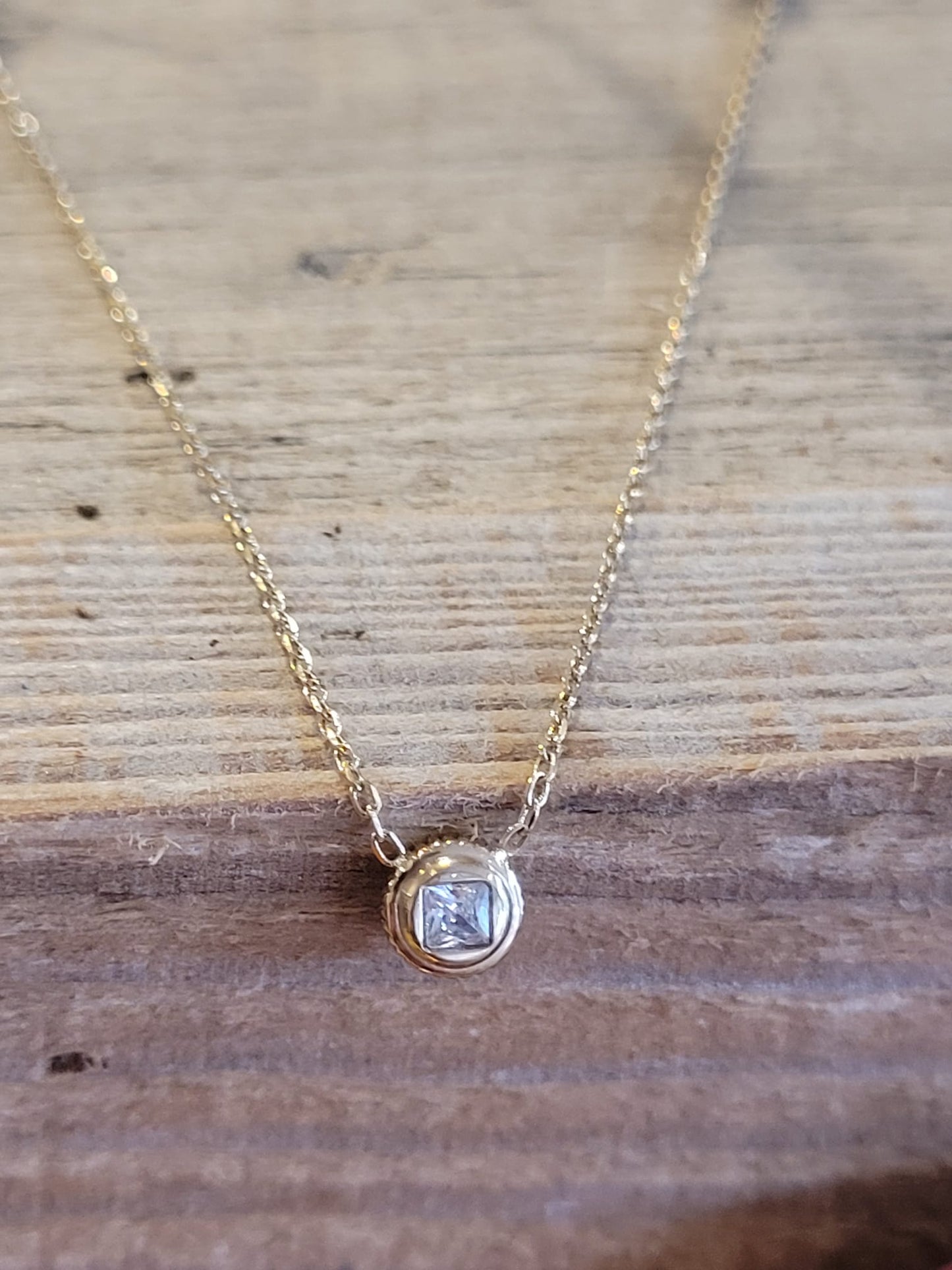 Gold Diamante Pendant