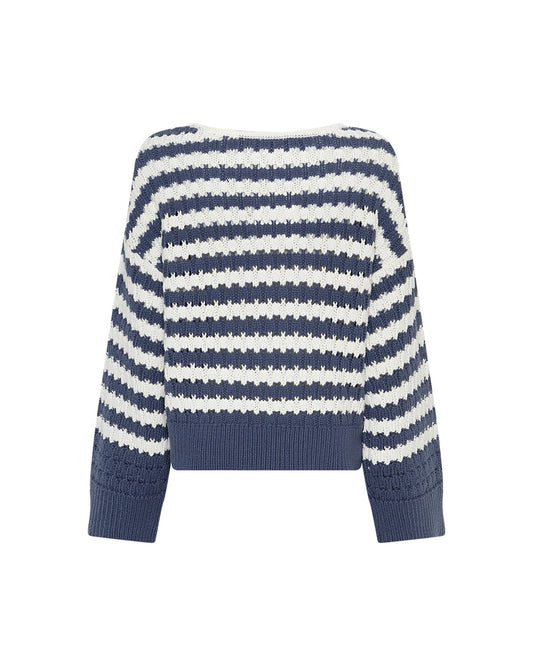 MSCH Cestine Jillena Pullover Vintage Indigo Egret