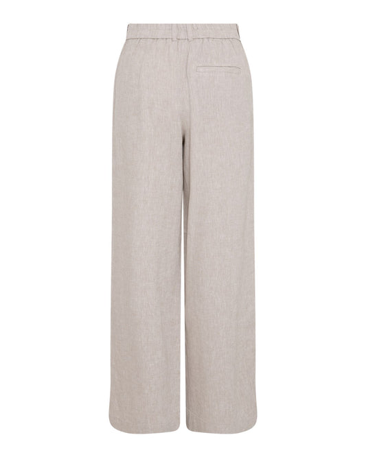 MSCH Viana Ginia Pleat Pants Sand Melange