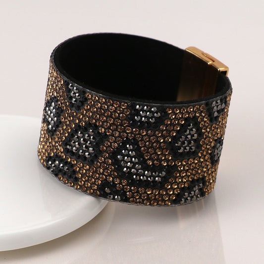 Bronze Mix Animal Print Cuff