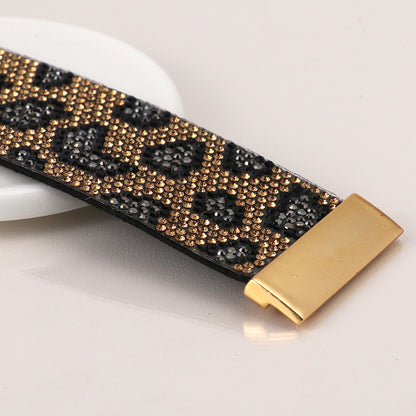 Bronze Mix Animal Print Cuff
