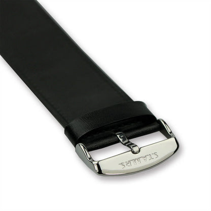 S.T.A.M.P.S. Watch Strap - Classic Leather Black