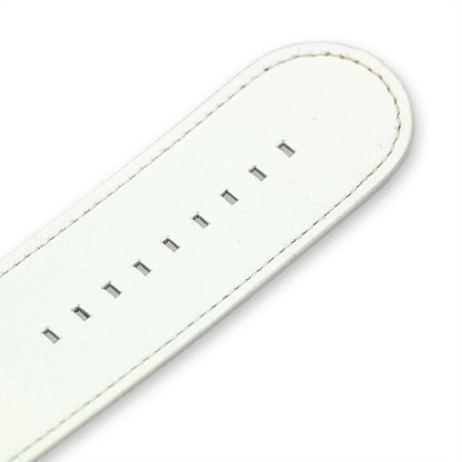 S.T.A.M.P.S. Watch Strap - Classic Leather White