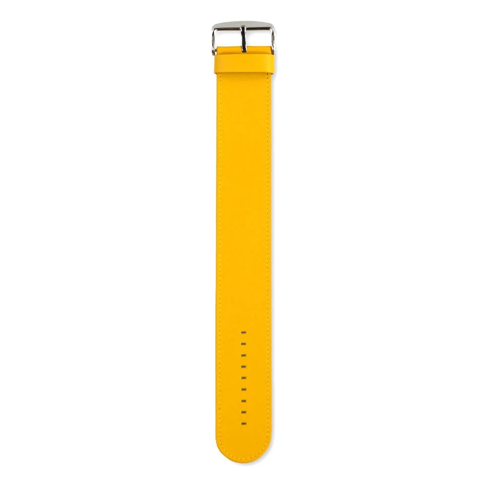 S.T.A.M.P.S. Watch Strap - Classic Leather Yellow Pantone