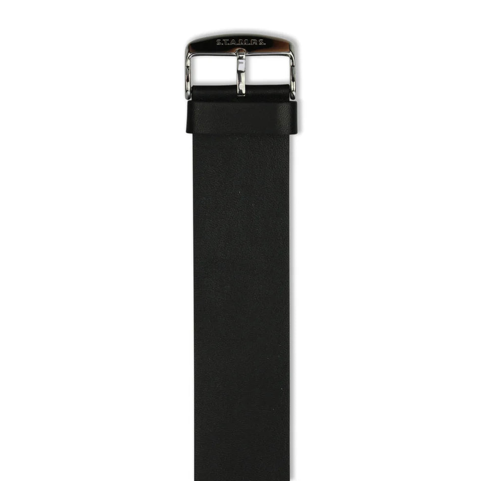 S.T.A.M.P.S. Watch Strap - Jack Classic Leather Black