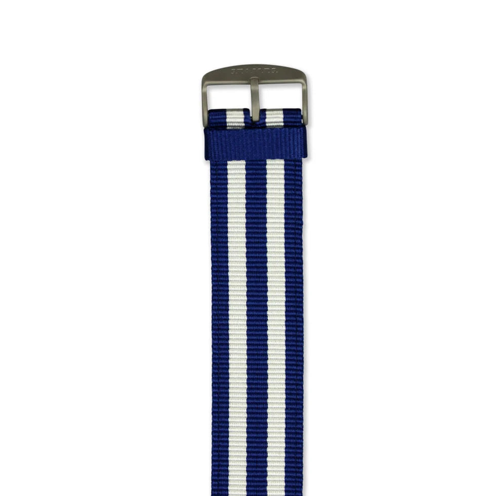 S.T.A.M.P.S. Watch Strap - Stripes Blue