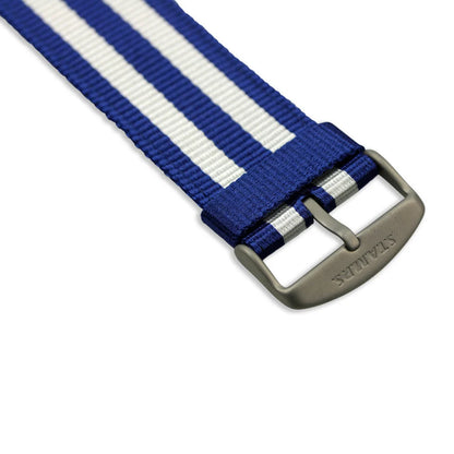 S.T.A.M.P.S. Watch Strap - Stripes Blue