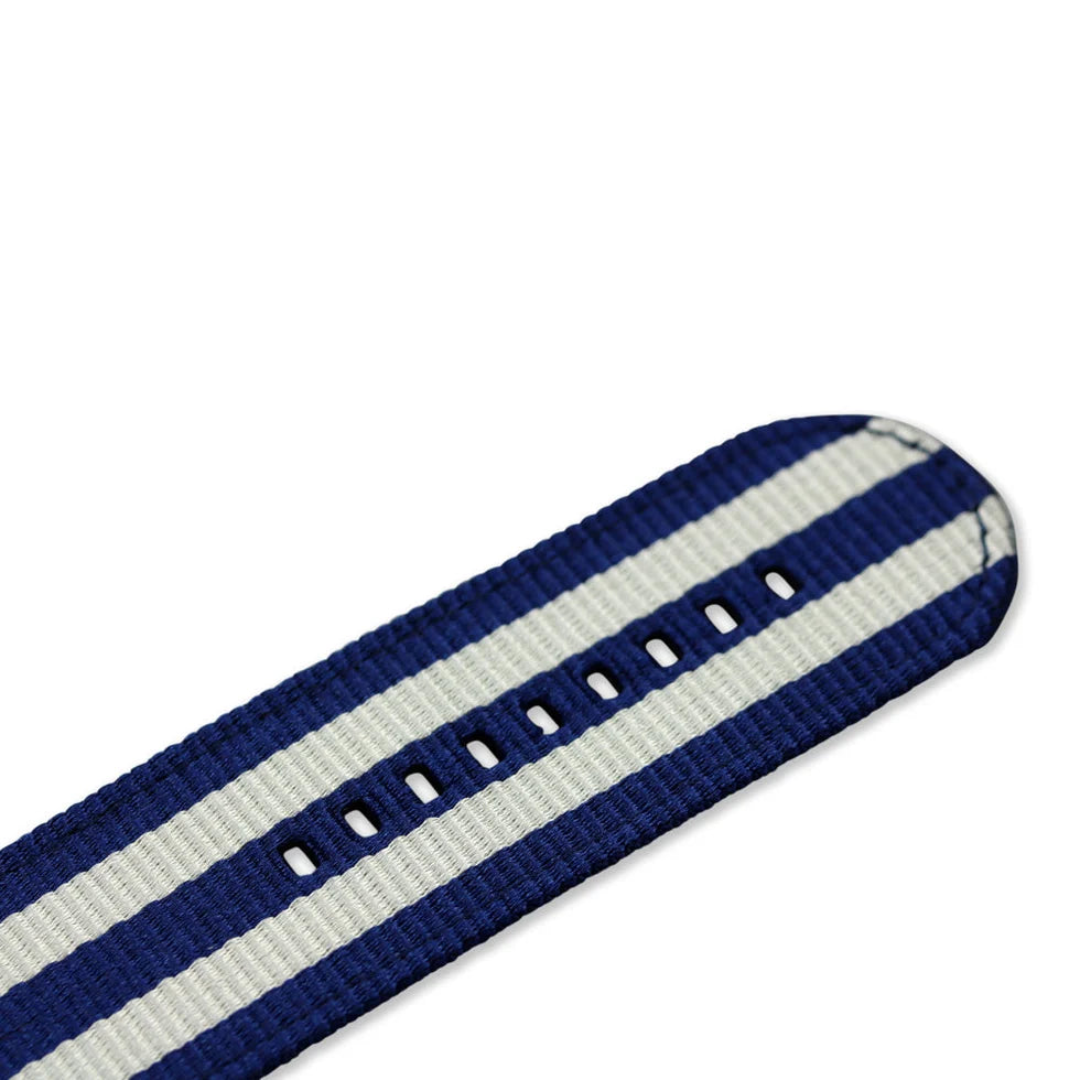 S.T.A.M.P.S. Watch Strap - Stripes Blue