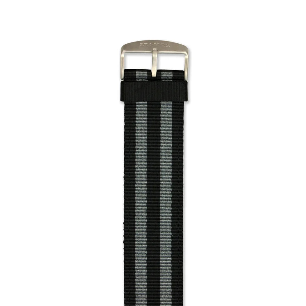 S.T.A.M.P.S. Watch Strap - Stripes Grey
