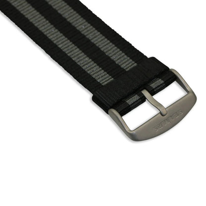 S.T.A.M.P.S. Watch Strap - Stripes Grey