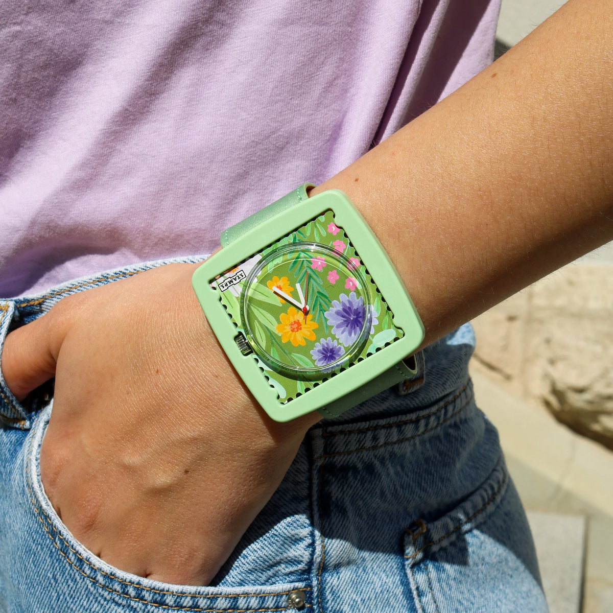 S.T.A.M.P.S. Watch Frame - Cool Jack Mint Green