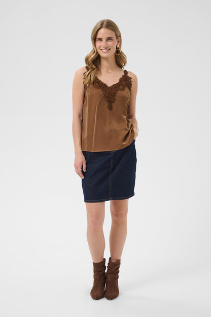 CRAnna Top Friar Brown