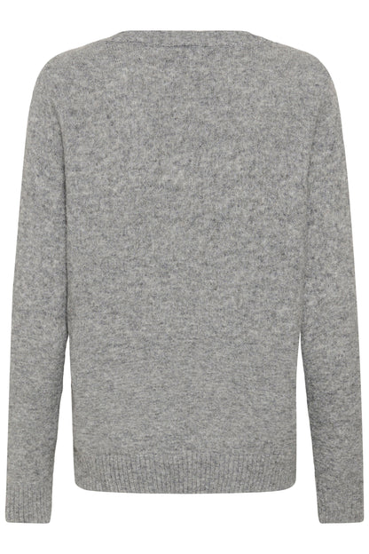 CRHope Knit Pullover Grey Melange