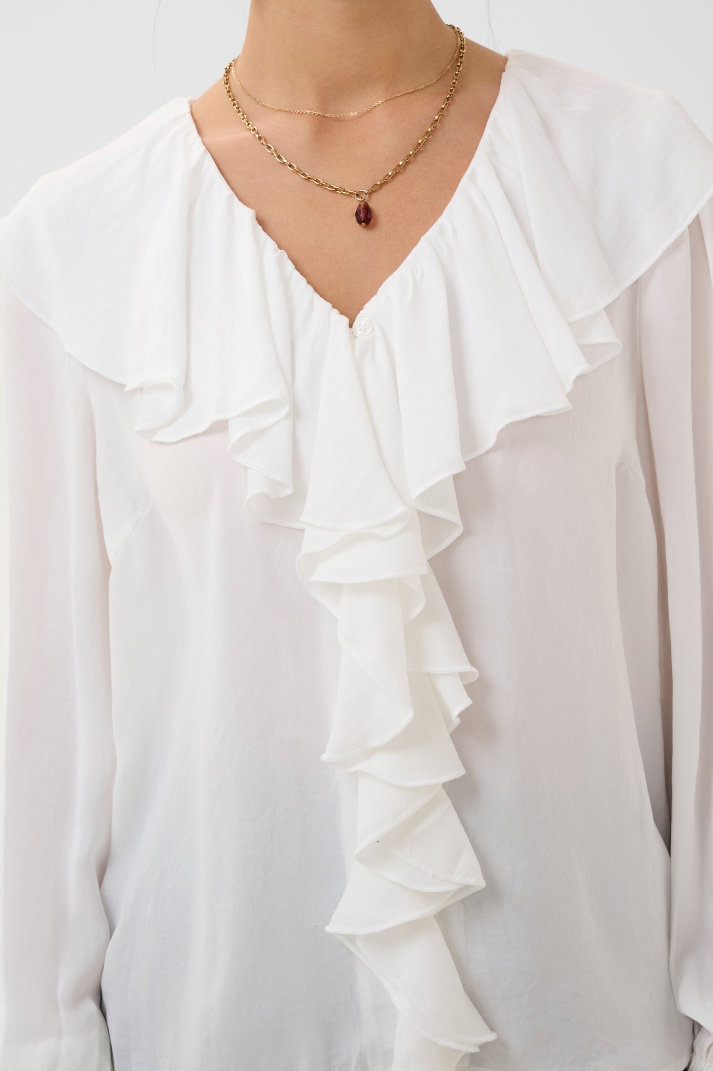 CRBeliv Blouse Snow White