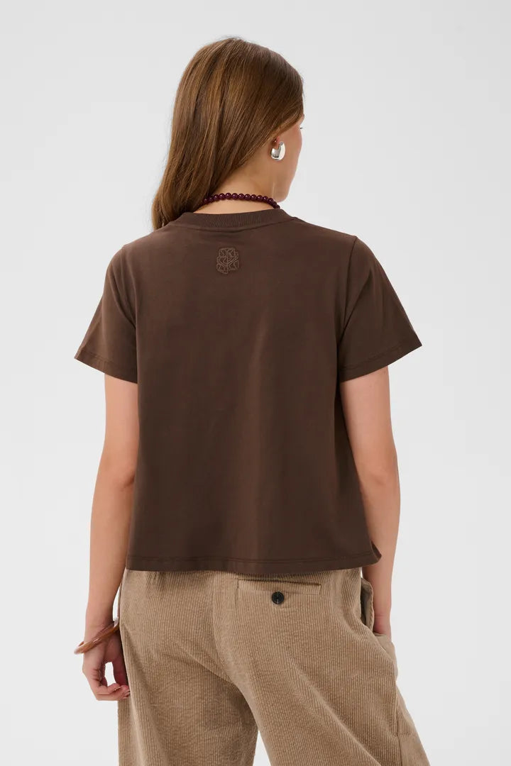 TiggySZ T-shirt Chocolate Brown