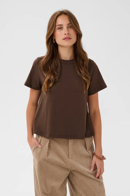 TiggySZ T-shirt Chocolate Brown