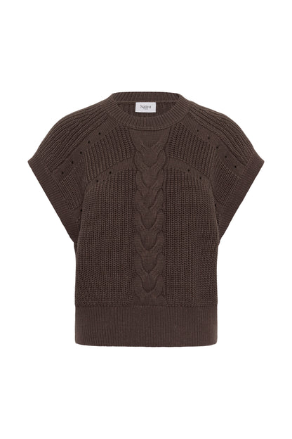 TruneSZ Vest Chocolate Brown