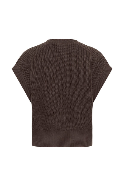 TruneSZ Vest Chocolate Brown