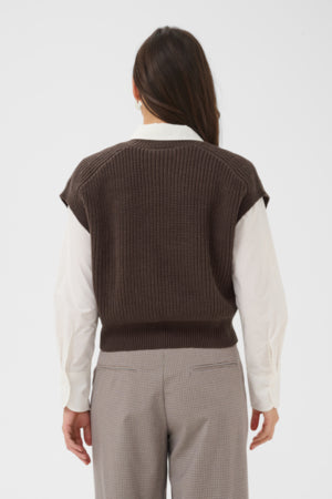 TruneSZ Vest Chocolate Brown