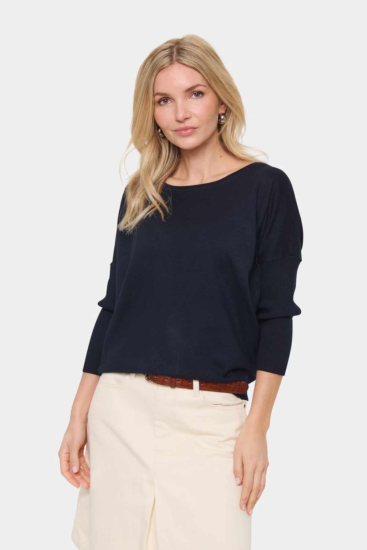 MilaSZ R-Neck Pullover Nigh Sky