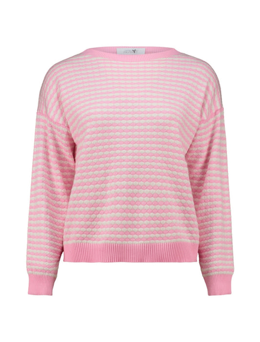 Off White/Pink Candy Sweatshirt