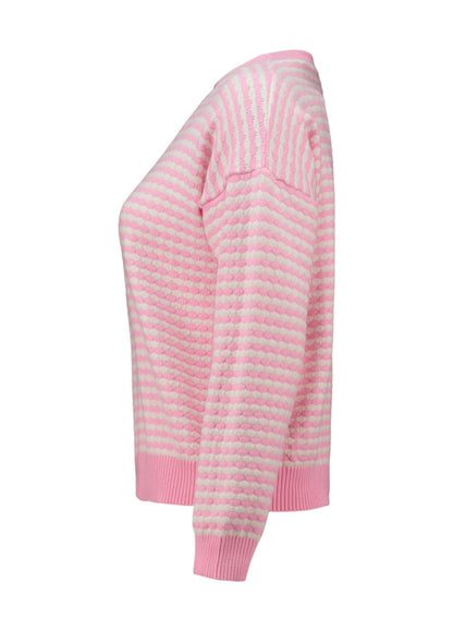 Off White/Pink Candy Sweatshirt