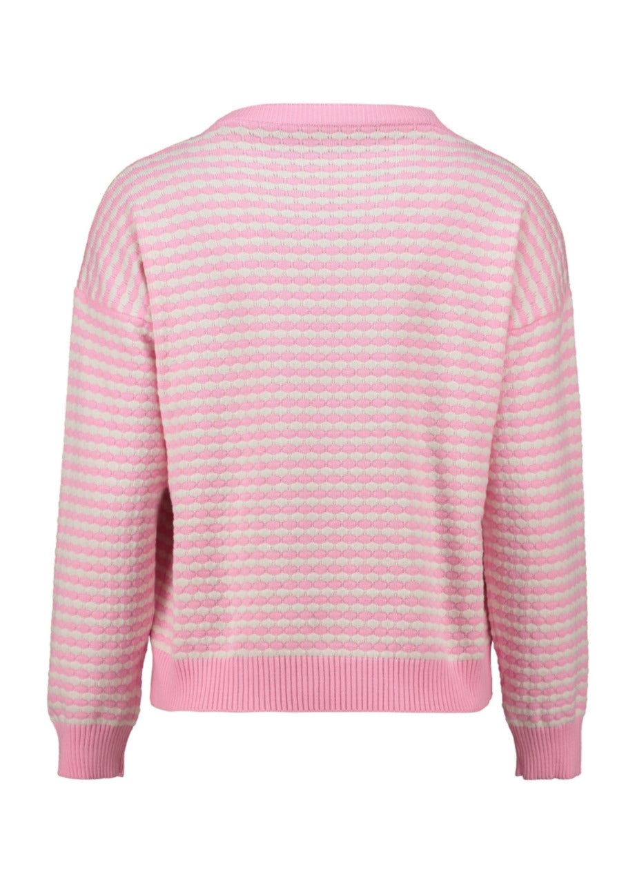 Off White/Pink Candy Sweatshirt