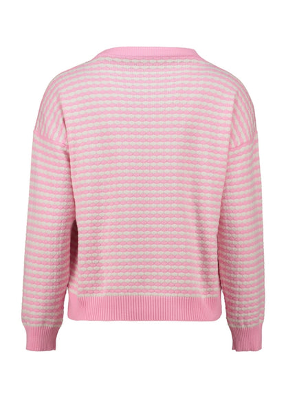 Off White/Pink Candy Sweatshirt