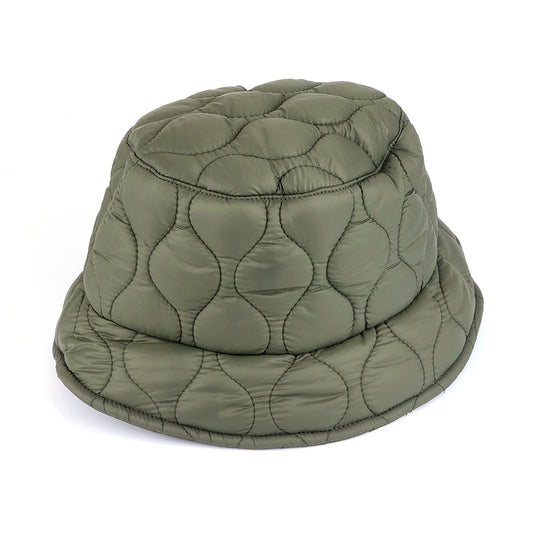 Polly Khaki Quilted Showerproof Hat