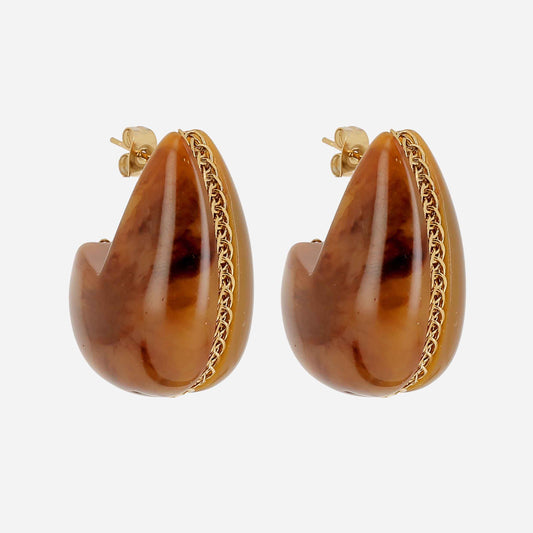 Dallol Earrings Coffee