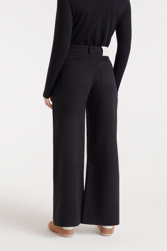 CF Black Flared Trousers